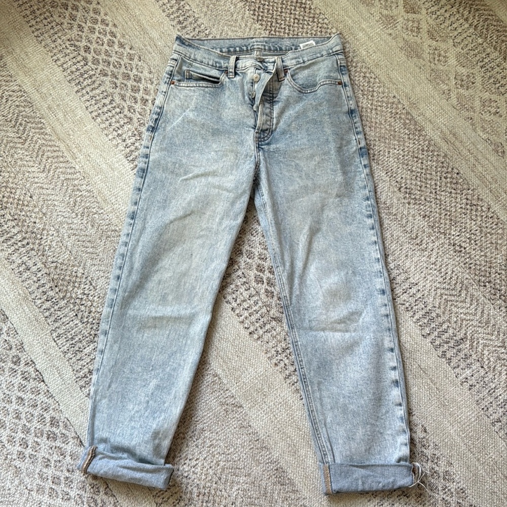 Old navy sky hi straight jeans size 4